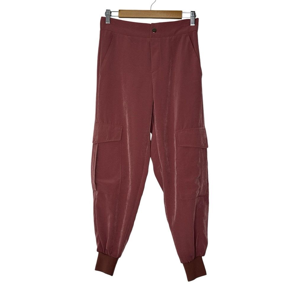 ZARA Joggers Women XS Pink coral CARGO POCKETS Corpcore Coquette Faircore Soft‎